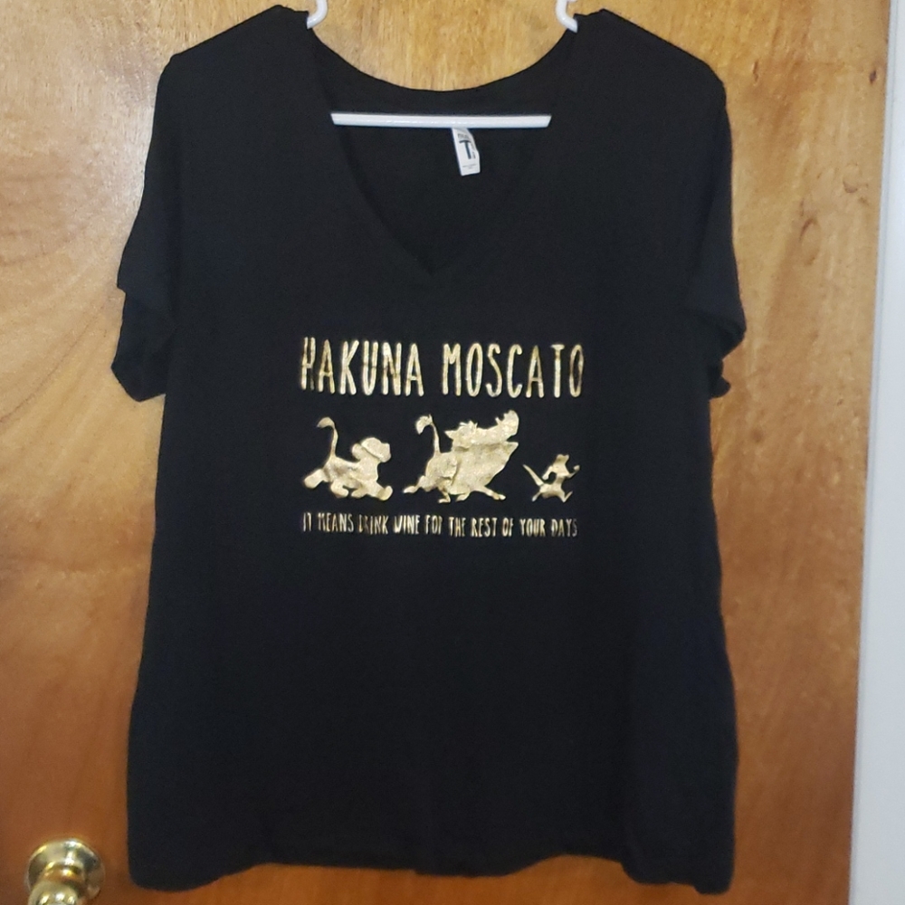 Disney Lion King Inspired Hakuna Matata V Neck Tee